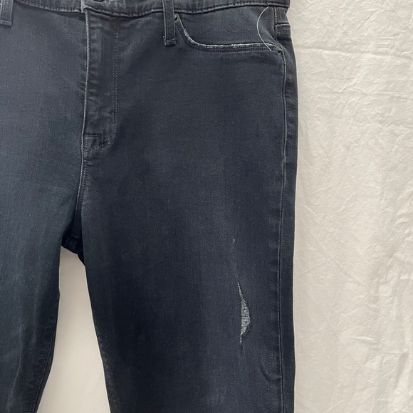 Hudson Jeans Womens Size 32 Nico Super Skinny Mid Rise Dark Wash Stretch Logo - Picture 5 of 10